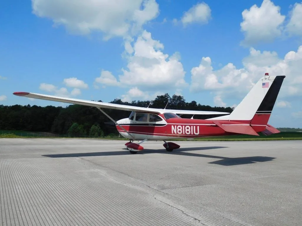 Exterior view of a 1965 Cessna 172 - N8181U Aircraft.