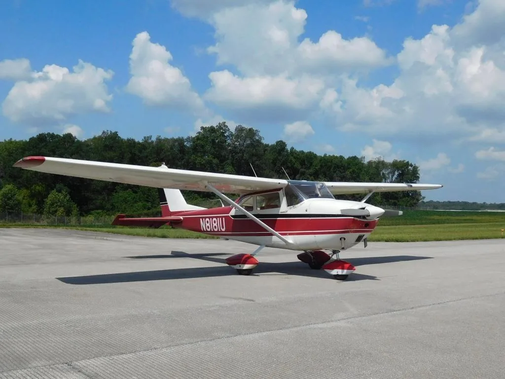 Exterior view of a 1965 Cessna 172 - N8181U Aircraft.