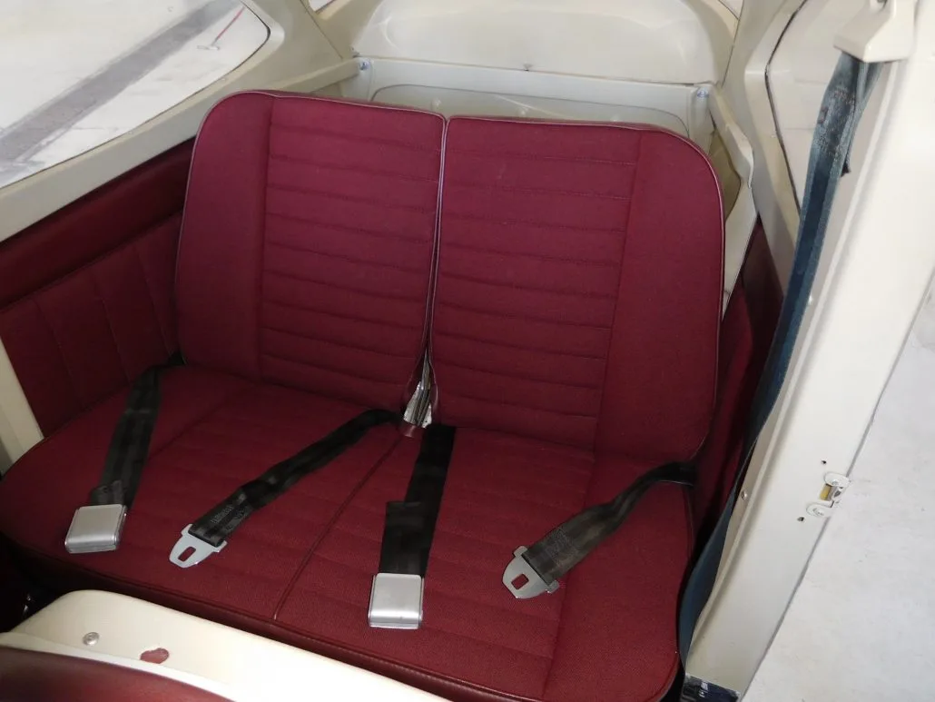 Cabin interior of a 1965 Cessna 172 - N9114Z Aircraft.