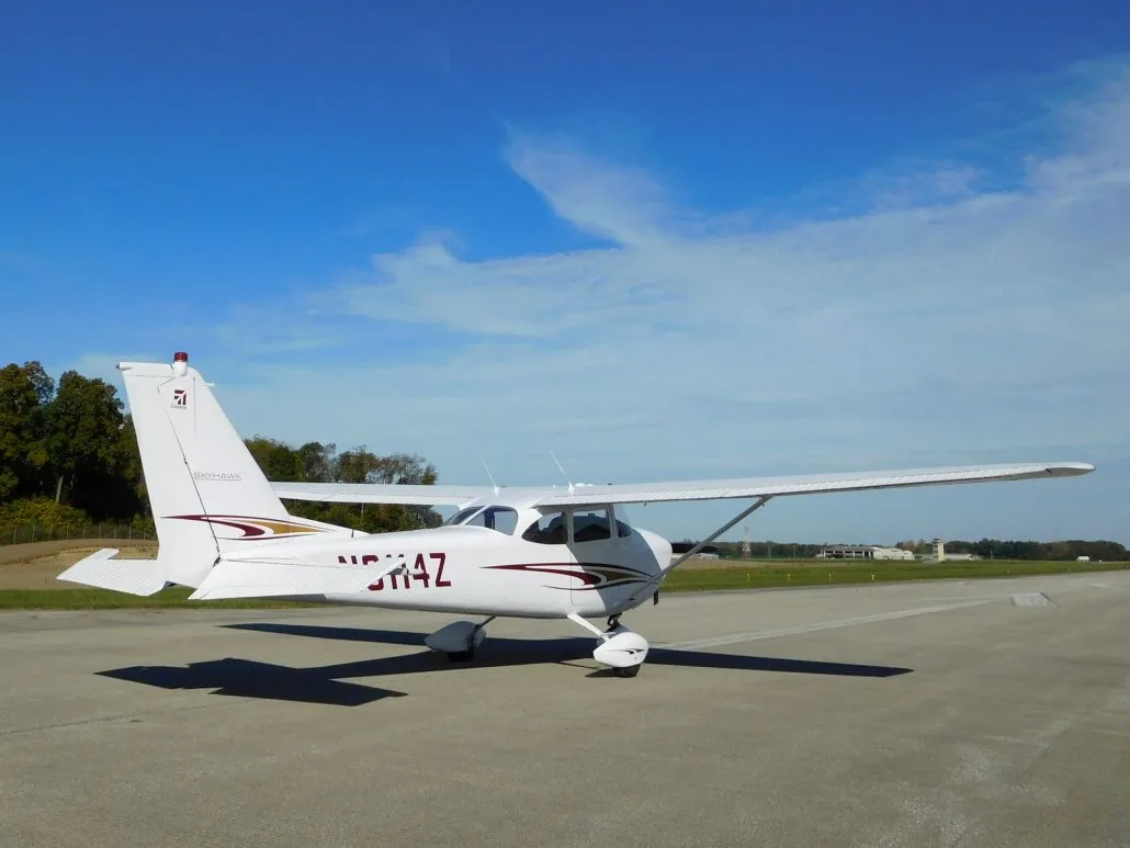 Exterior view of a 1965 Cessna 172 - N9114Z Aircraft.