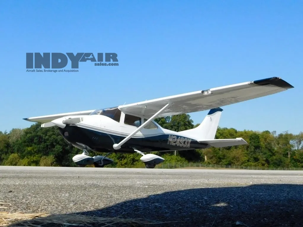 Exterior view of a 1965 Cessna 182 - N2493X Aircraft.