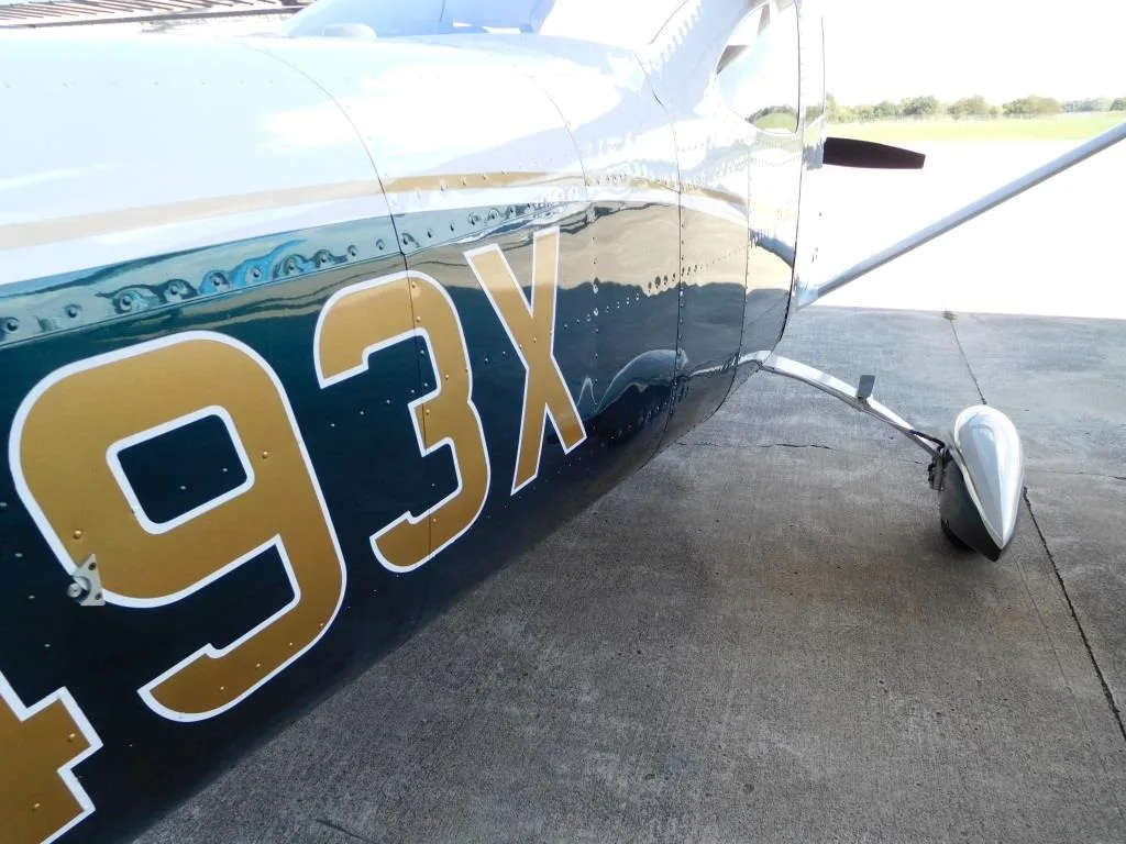 Exterior view of a 1965 Cessna 182 - N2493X Aircraft.