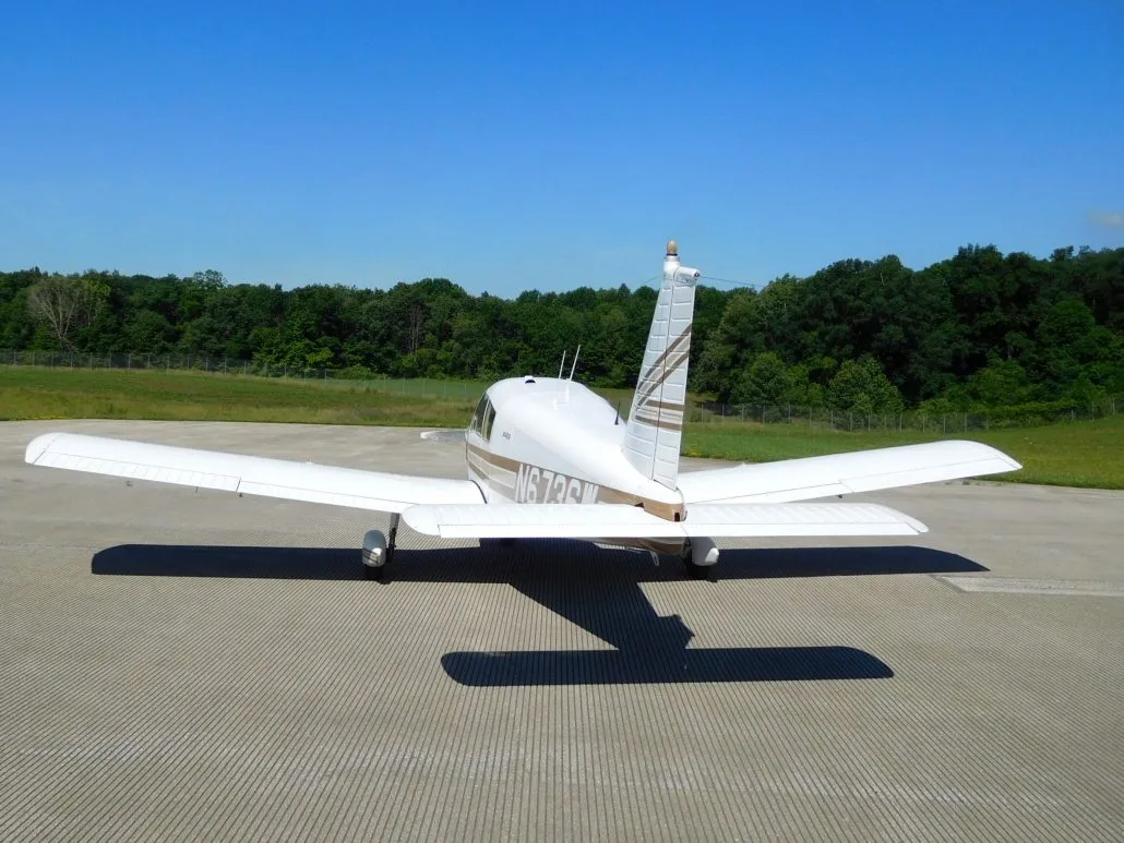 Exterior view of a 1965 Piper Cherokee 140 - N63736W Aircraft.