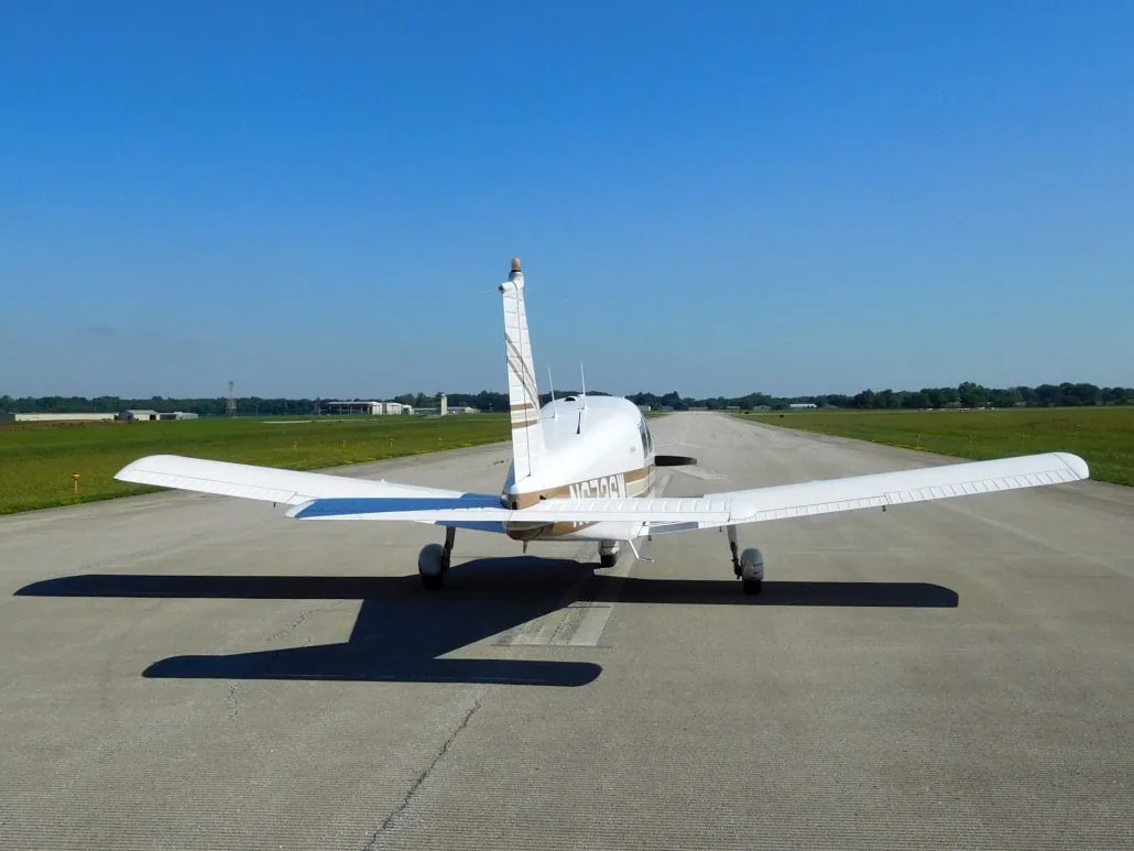 Exterior view of a 1965 Piper Cherokee 140 - N63736W Aircraft.