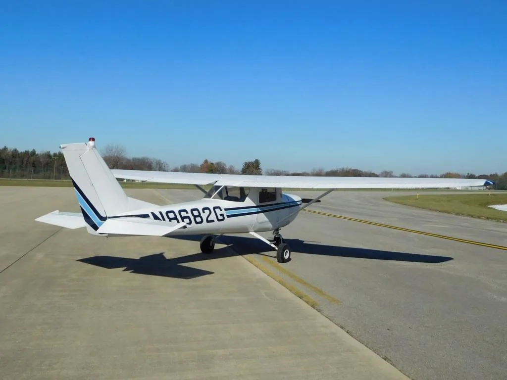 Exterior view of a 1966 Cessna 150- N8682G Aircraft.