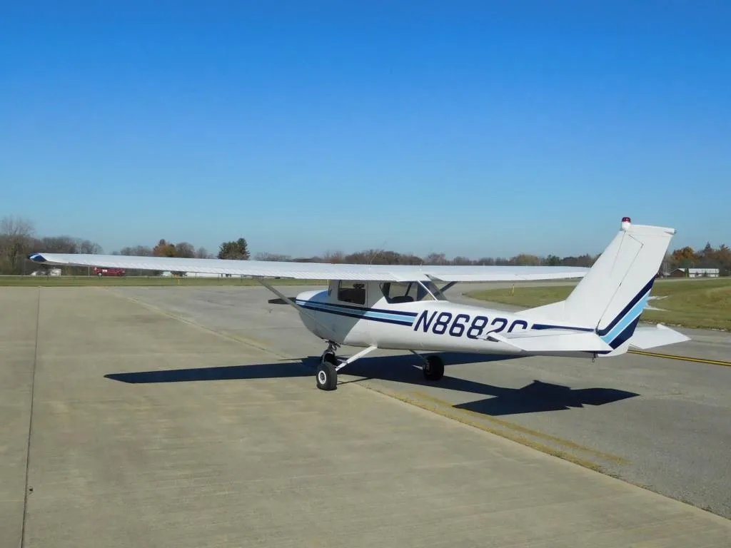 Exterior view of a 1966 Cessna 150- N8682G Aircraft.