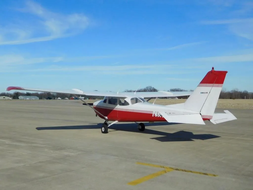 Exterior view of a 1966 Cessna 172 - N1114F Aircraft.