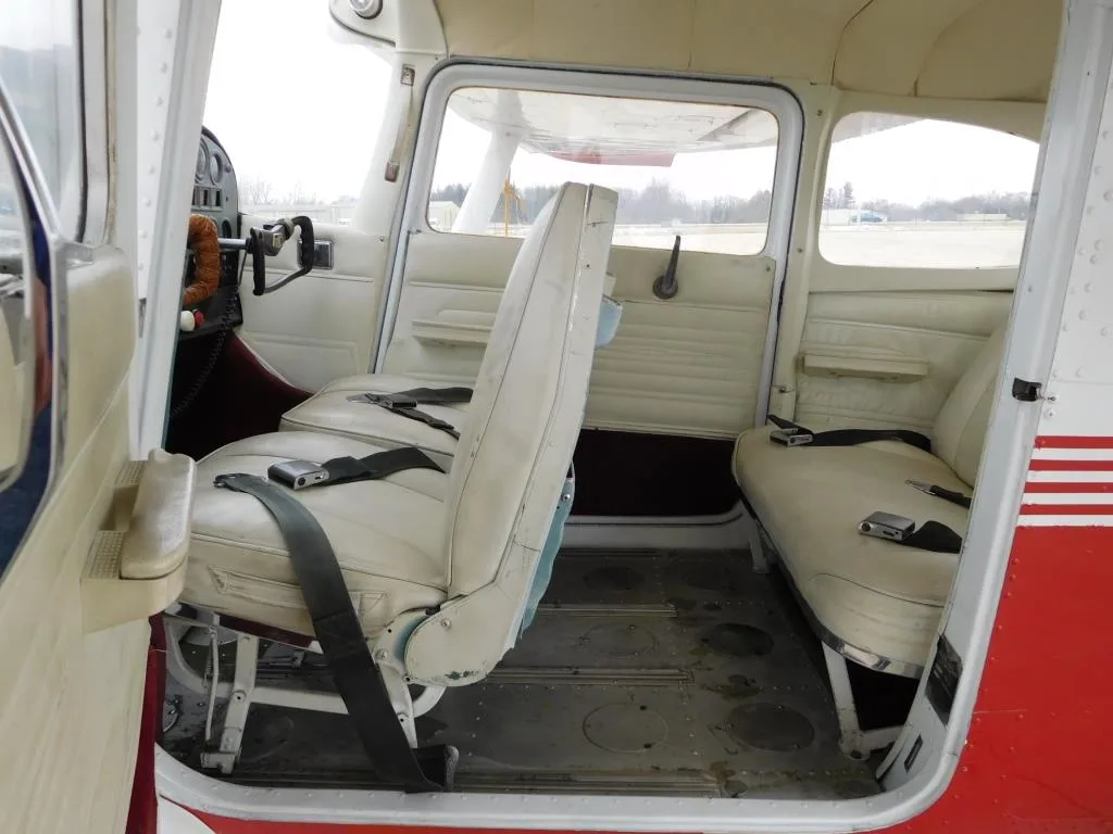 Cabin interior of a 1966 Cessna 172 - N1114F Aircraft.