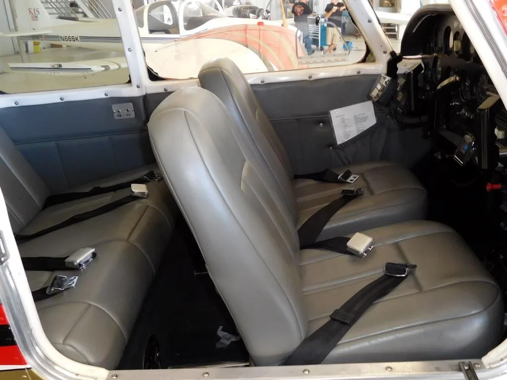 Cabin interior of a 1966 Piper Cherokee 235 - N9181W Aircraft.