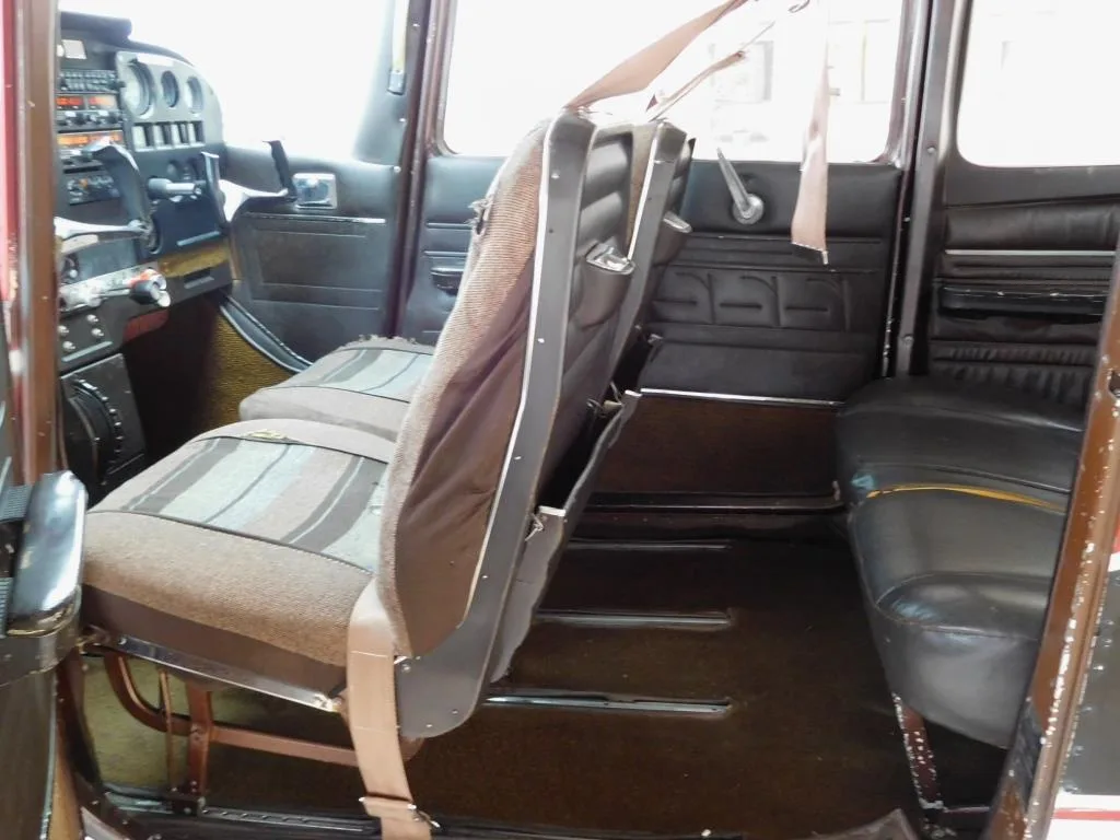 Cabin interior of a 1967 Cessna 172 - N3148X Aircraft.