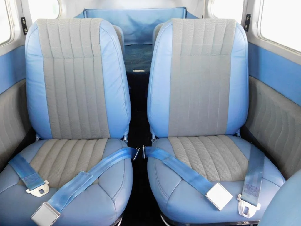 Cabin interior of a 1967 Cessna 210 - N5909F Aircraft.