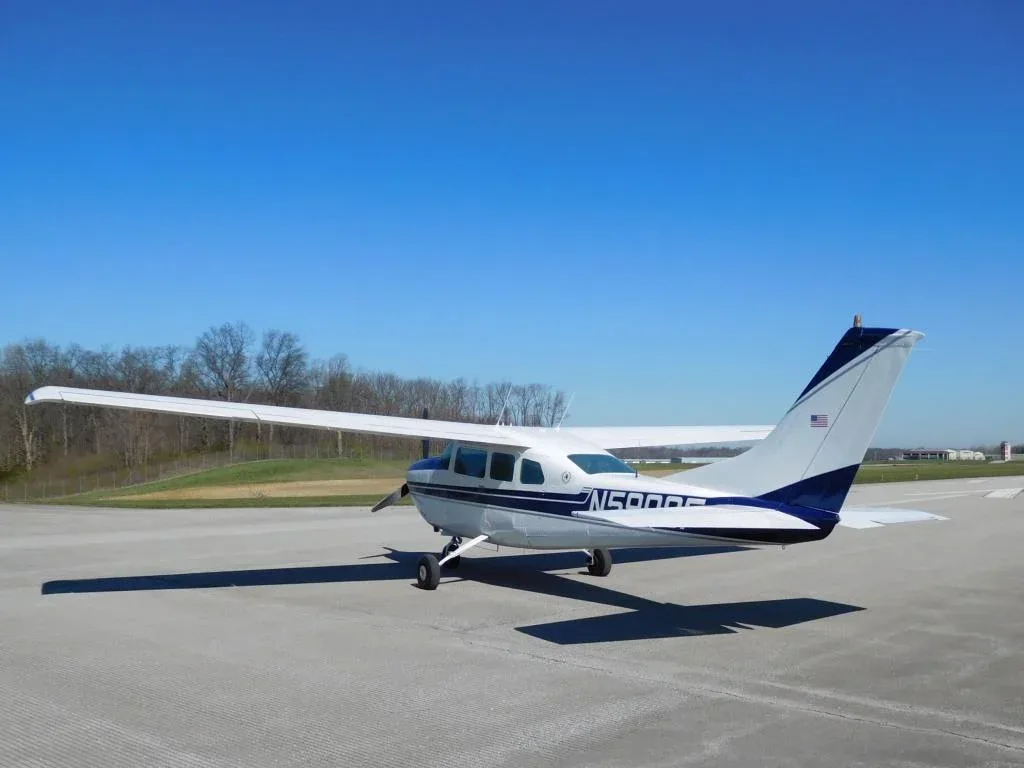 Exterior view of a 1967 Cessna 210 - N5909F Aircraft.