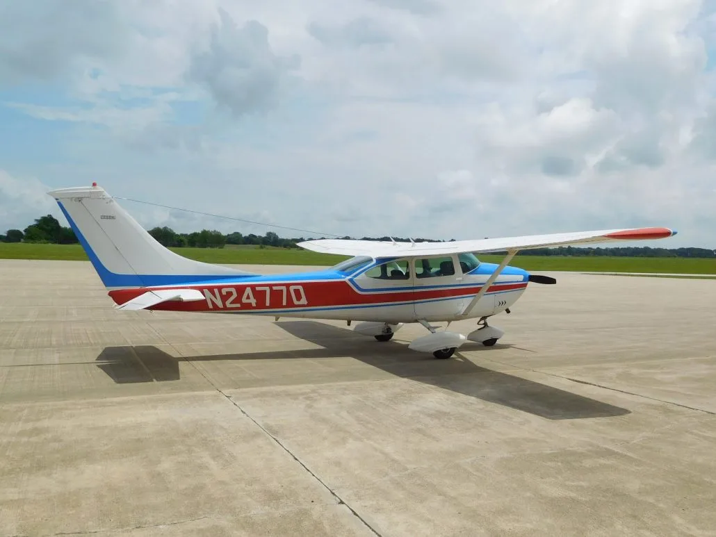 Exterior view of a 1967 Cessna Skylane 182K - N2477Q Aircraft.