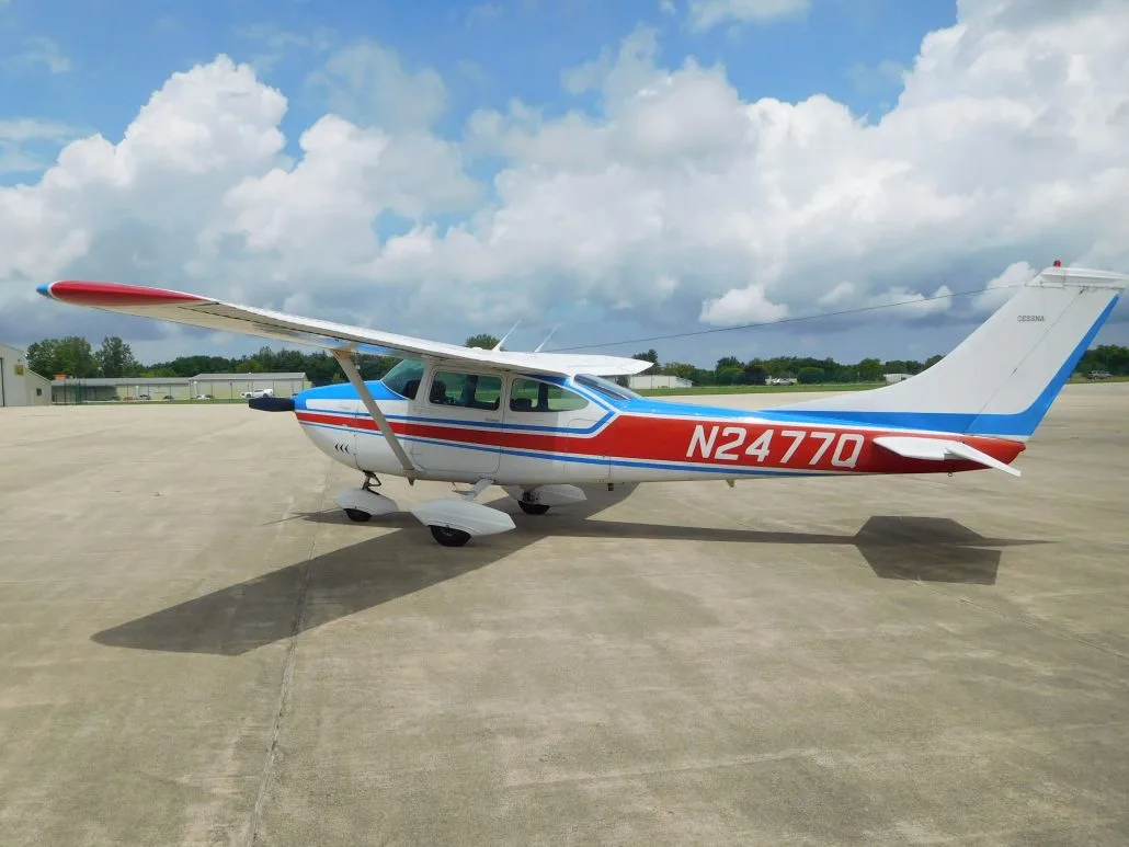 Exterior view of a 1967 Cessna Skylane 182K - N2477Q Aircraft.