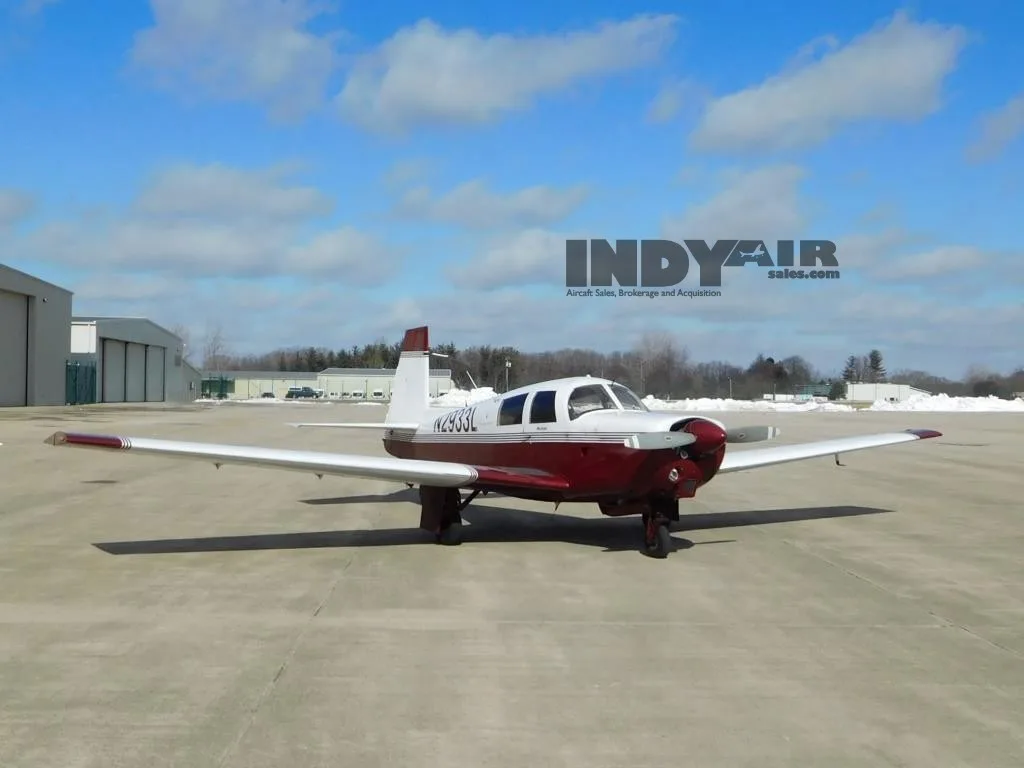 Exterior view of a 1967 Mooney M20C - N2933L Aircraft.