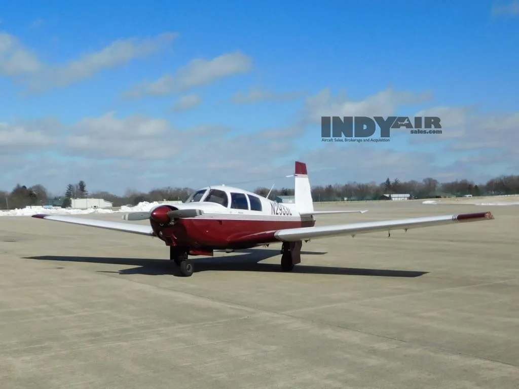 Exterior view of a 1967 Mooney M20C - N2933L Aircraft.