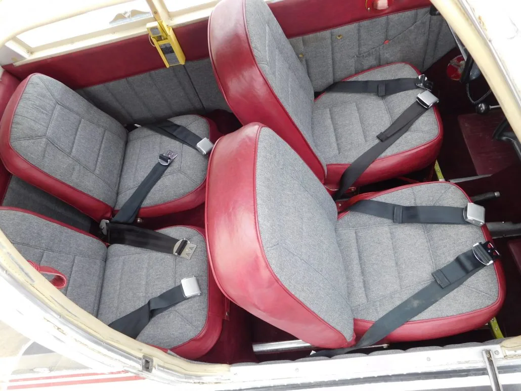 Cabin interior of a 1967 Piper Cherokee 140 160HP - N9722W Aircraft.