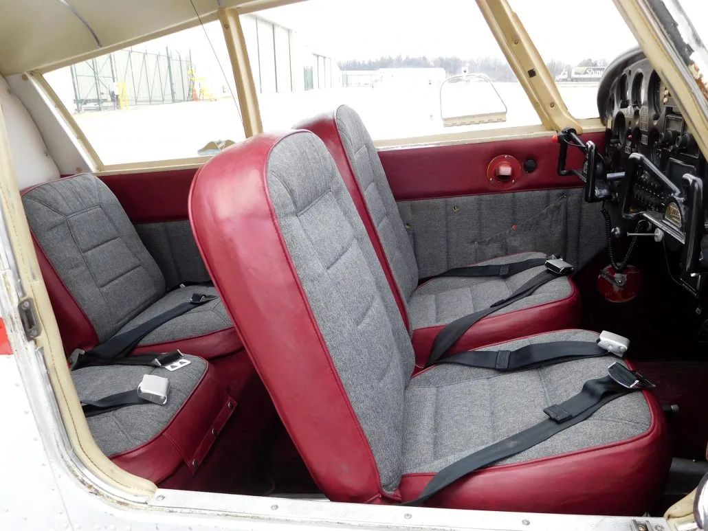 Cabin interior of a 1967 Piper Cherokee 140 160HP - N9722W Aircraft.