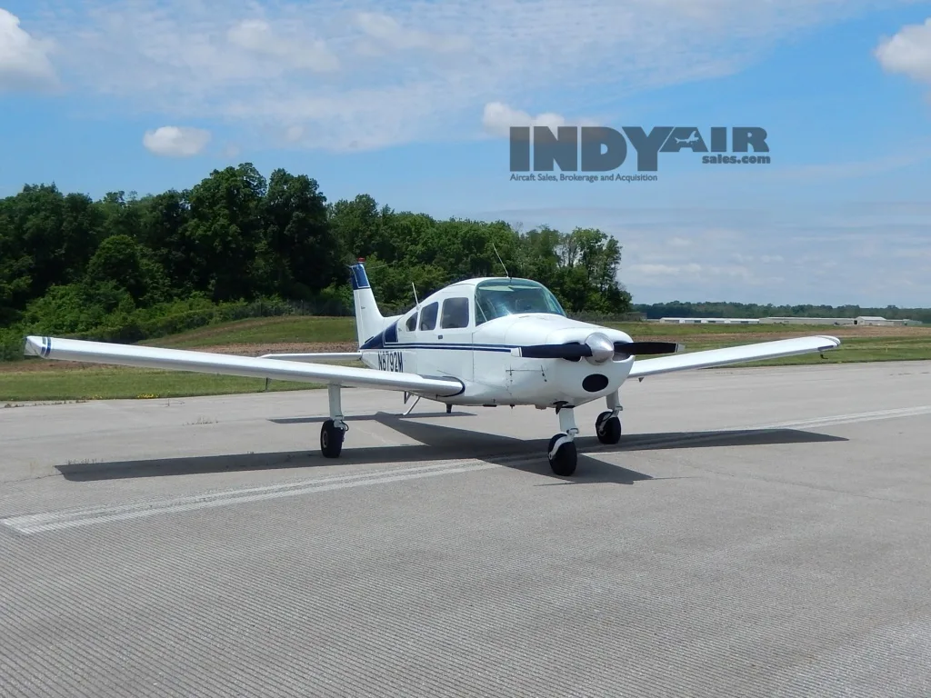 Exterior view of a 1968 Beech A23- N8792M Aircraft.