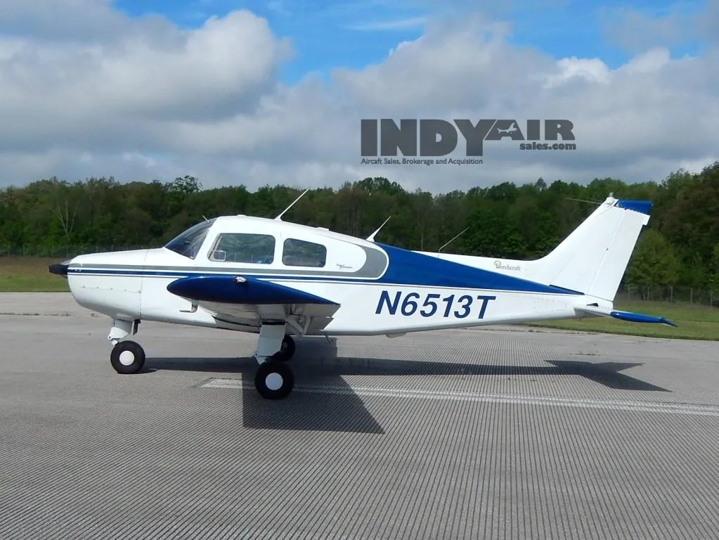 Exterior view of a 1968 Beech Sport III- N6513T Aircraft.