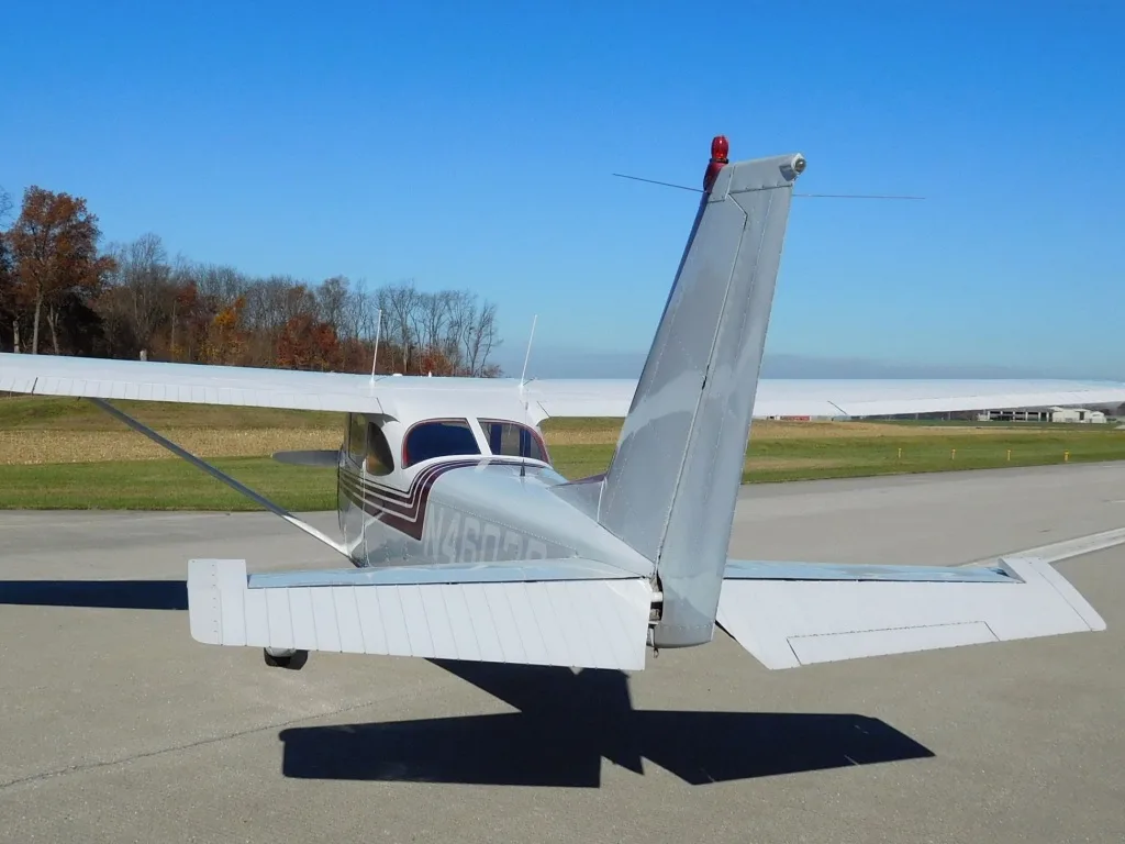 Exterior view of a 1968 Cessna 172 - N46030 Aircraft.