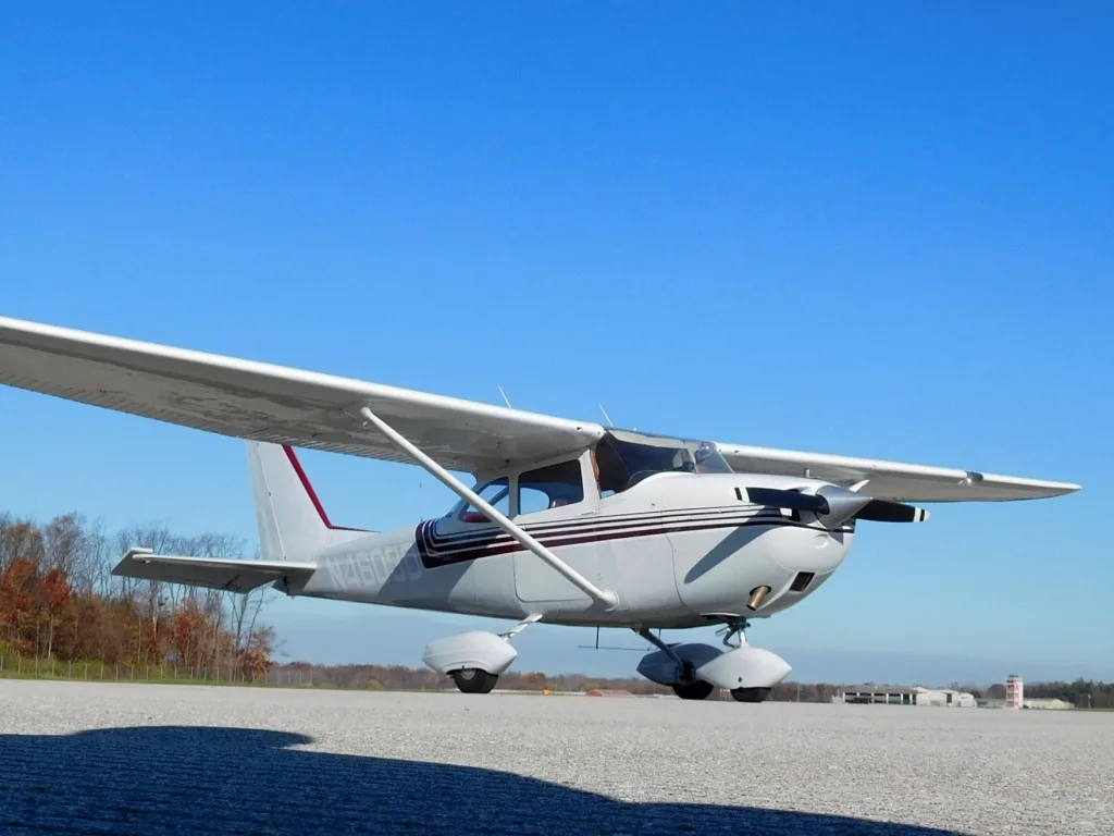 Exterior view of a 1968 Cessna 172 - N46030 Aircraft.