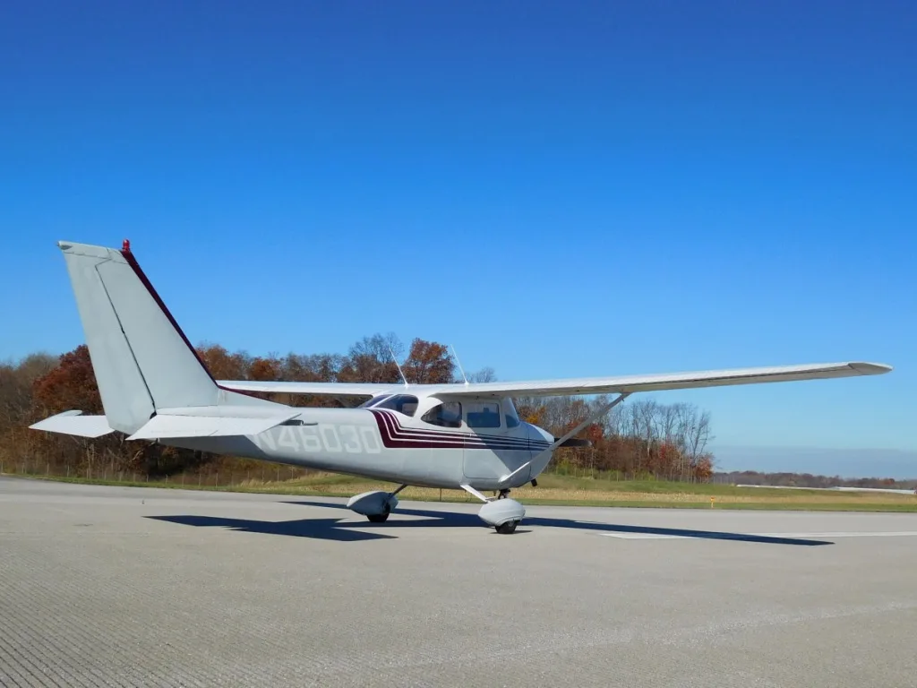 Exterior view of a 1968 Cessna 172 - N46030 Aircraft.