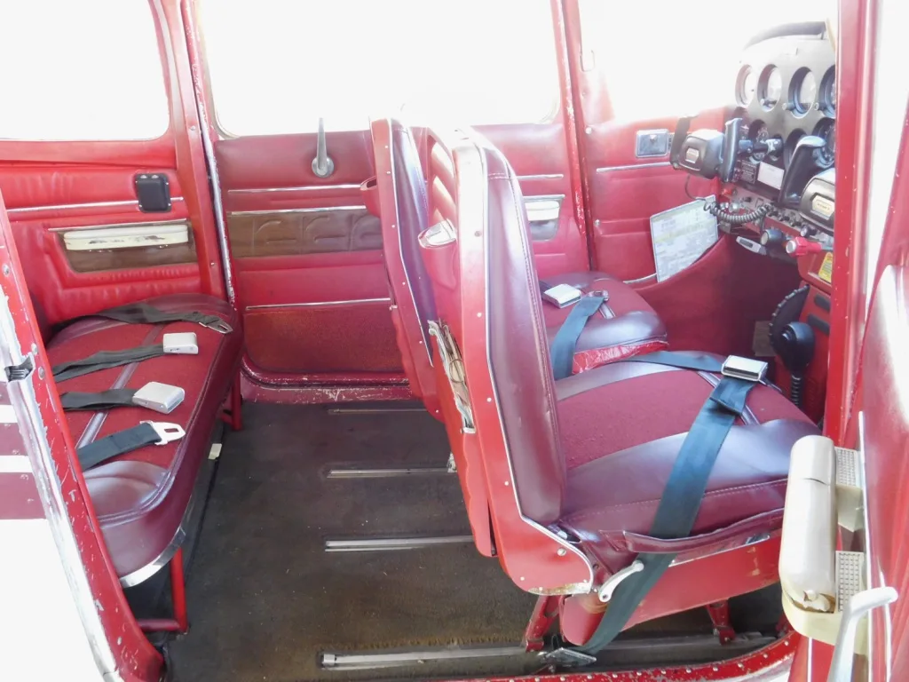 Cabin interior of a 1968 Cessna 172 - N46030 Aircraft.