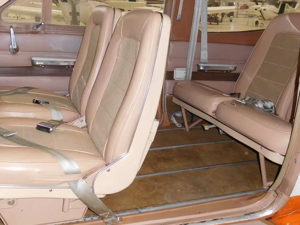 Cabin interior of a 1968 Cessna 177 - N651EC Aircraft.