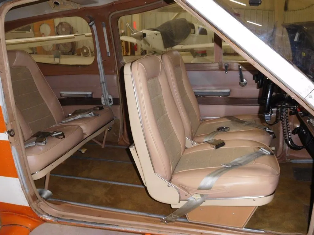 Cabin interior of a 1968 Cessna 177 - N651EC Aircraft.