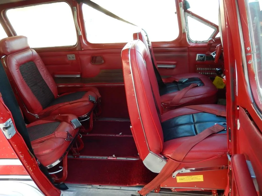 Cabin interior of a 1968 Cessna 337C- N2645S Aircraft.