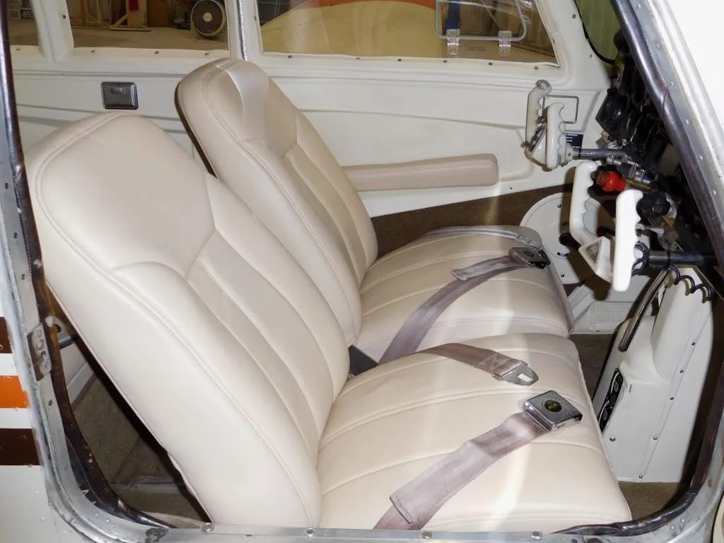 Cabin interior of a 1968 Mooney M20F - N3427N Aircraft.