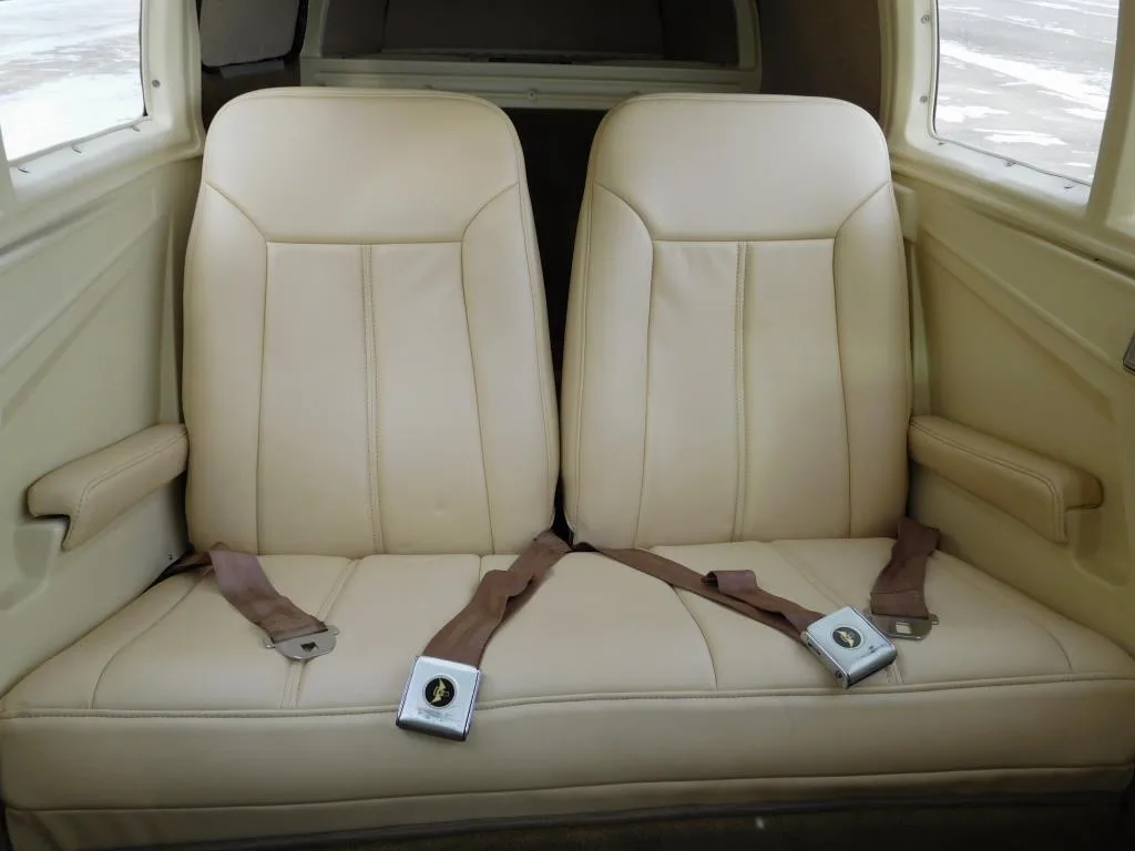 Cabin interior of a 1968 Mooney M20F - N3427N Aircraft.