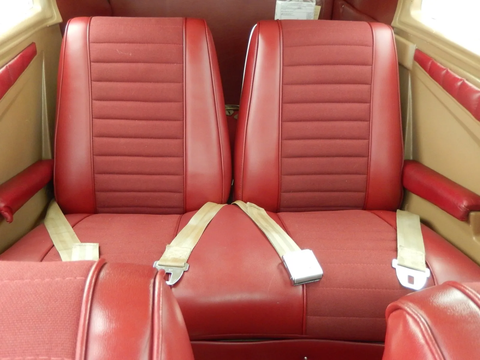 Cabin interior of a 1968 Mooney M20 F- N3486N Aircraft.
