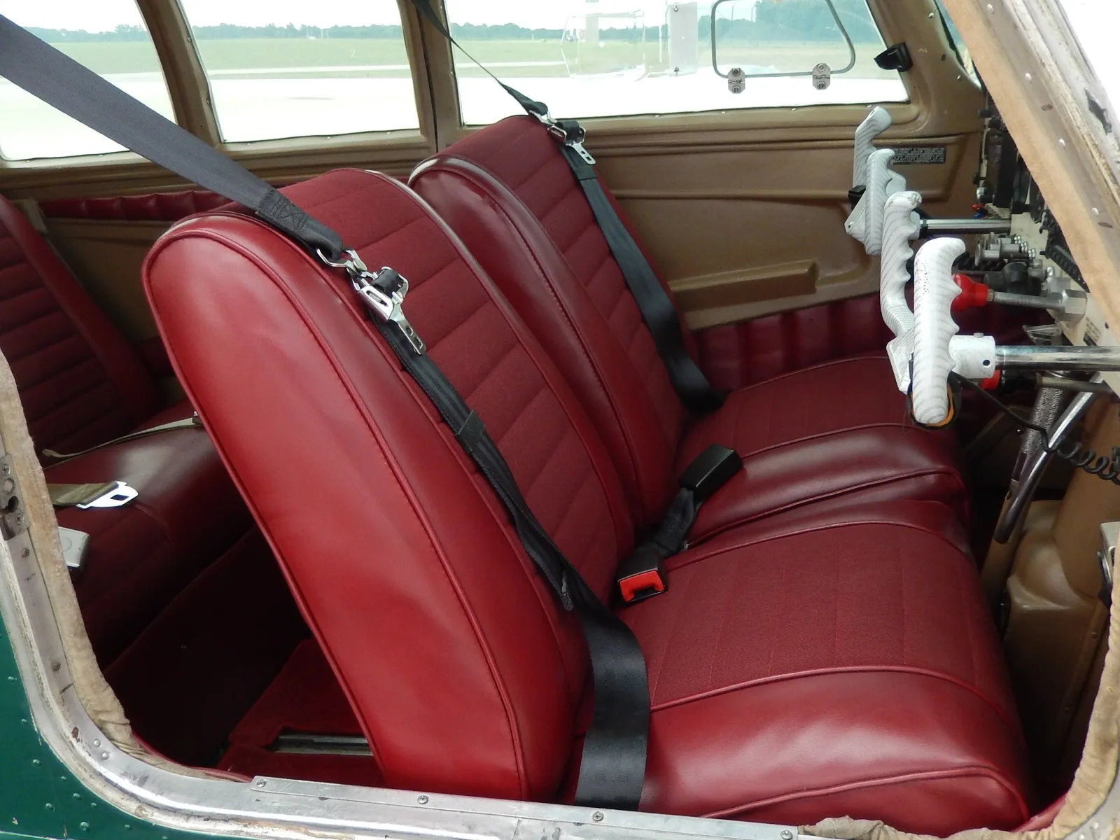 Cabin interior of a 1968 Mooney M20 F- N3486N Aircraft.