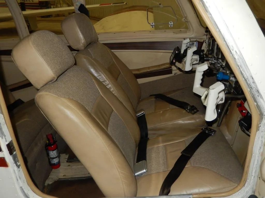 Cabin interior of a 1968 Mooney M20G- N6886N Aircraft.