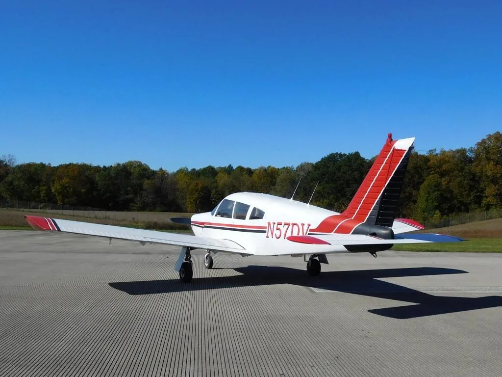 Exterior view of a 1968 Piper Arrow - N57DV Aircraft.