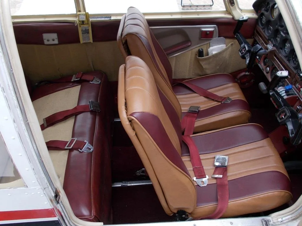 Cabin interior of a 1968 Piper Arrow - N57DV Aircraft.