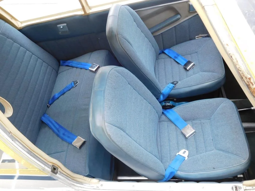 Cabin interior of a 1968 Piper Arrow - N7493J Aircraft.