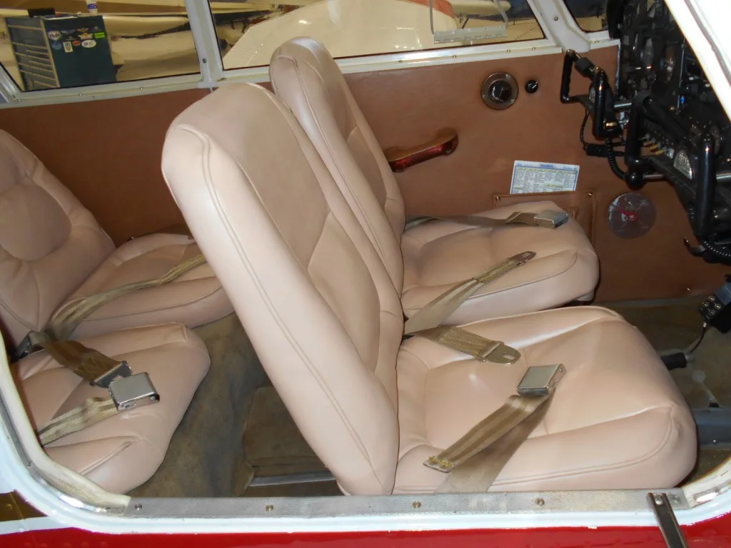 Cabin interior of a 1968 Piper Cherokee- N7249J Aircraft.