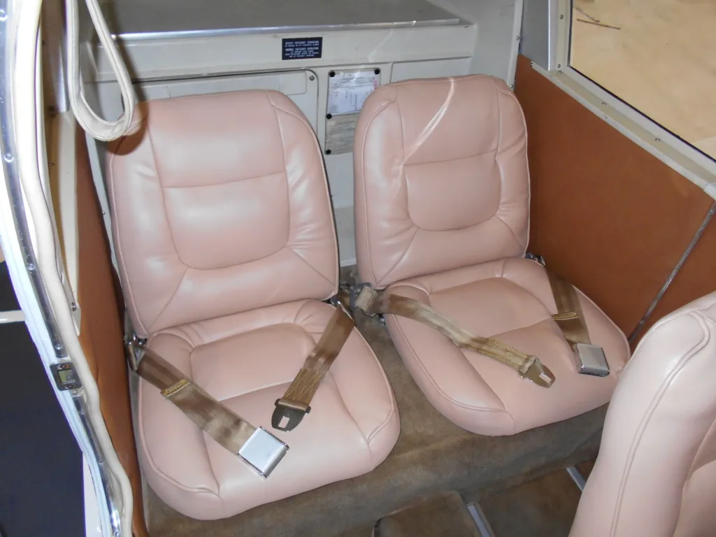 Cabin interior of a 1968 Piper Cherokee- N7249J Aircraft.