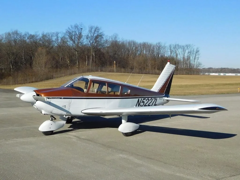 Exterior view of a 1968 Piper Cherokee 180 - N5227L Aircraft.