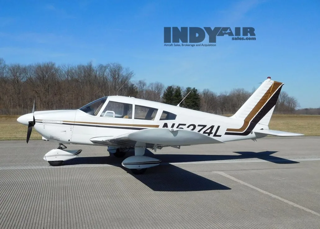 Exterior view of a 1968 Piper Cherokee 180D - N5274L Aircraft.