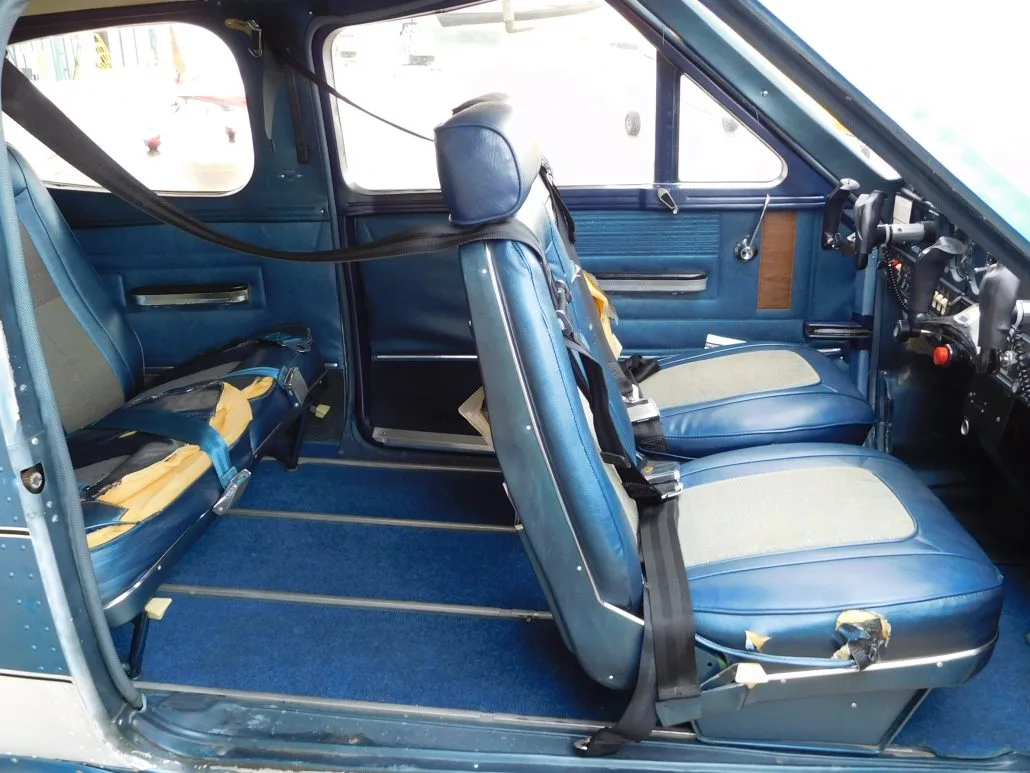 Cabin interior of a 1969 Cessna 177A - N30597 Aircraft.