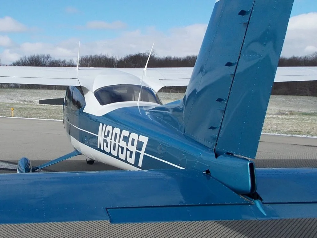 Exterior view of a 1969 Cessna 177A - N30597 Aircraft.