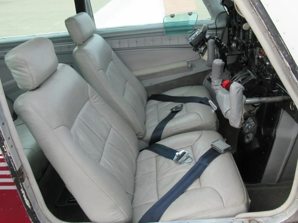 Cabin interior of a 1969 Mooney M20F- N5000L Aircraft.
