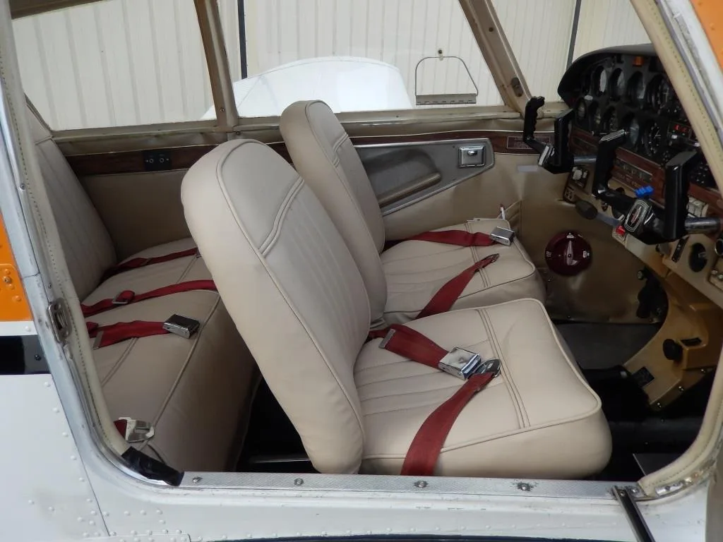 Cabin interior of a 1969 Piper Arrow 200 - N2986R Aircraft.