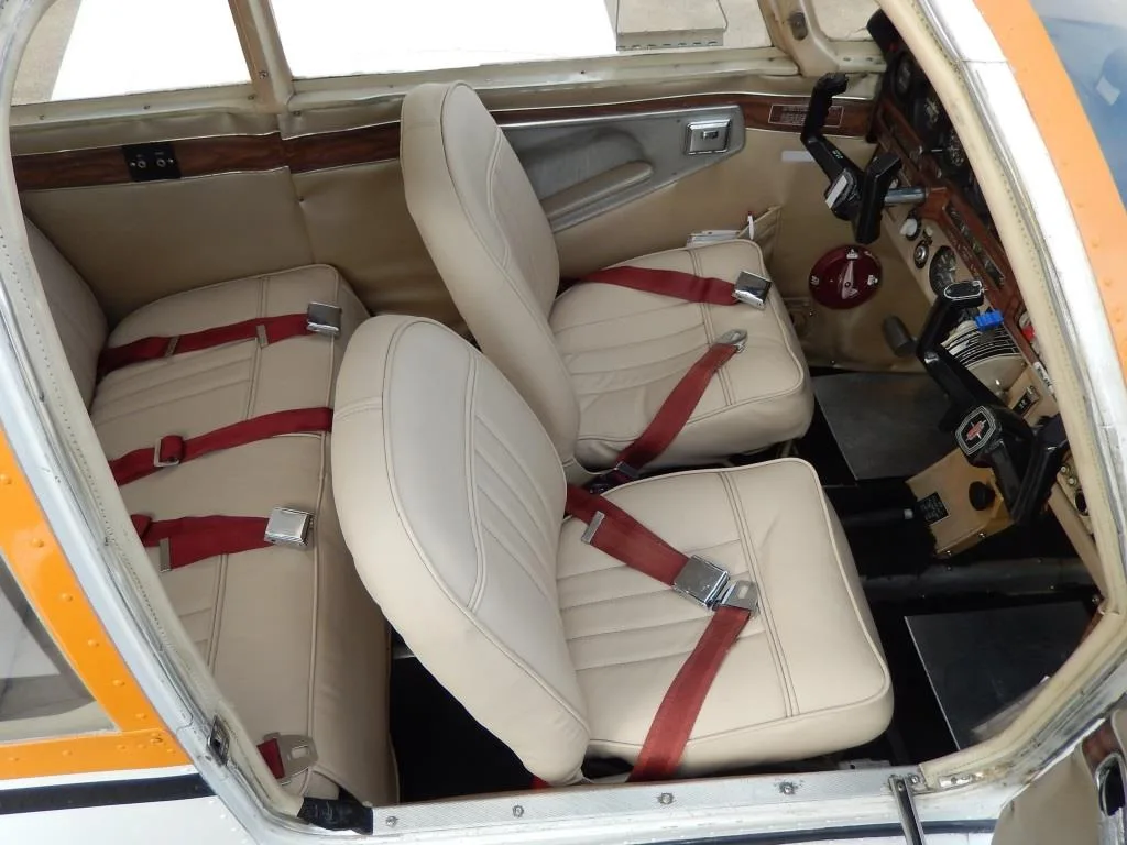 Cabin interior of a 1969 Piper Arrow 200 - N2986R Aircraft.