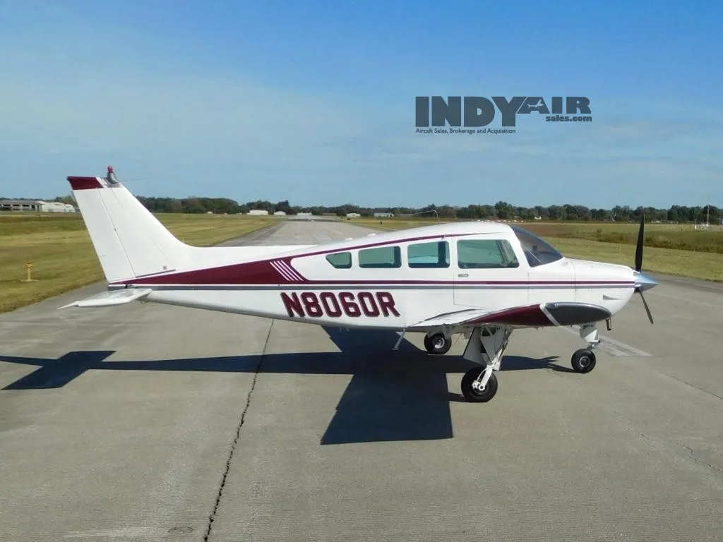 Exterior view of a 1970 Beech Sierra - N8060R Aircraft.