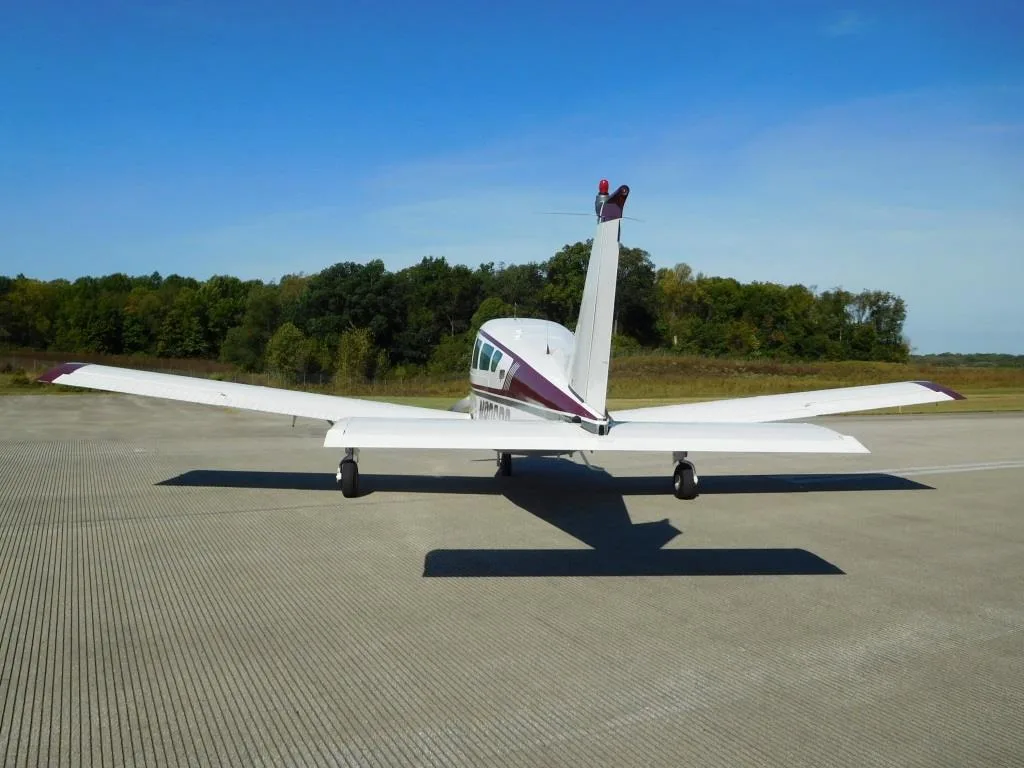 Exterior view of a 1970 Beech Sierra - N8060R Aircraft.